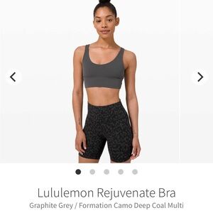 Lululemon Rejuvenate Bra.  Size 12. GUC *reversible*! Nulu.